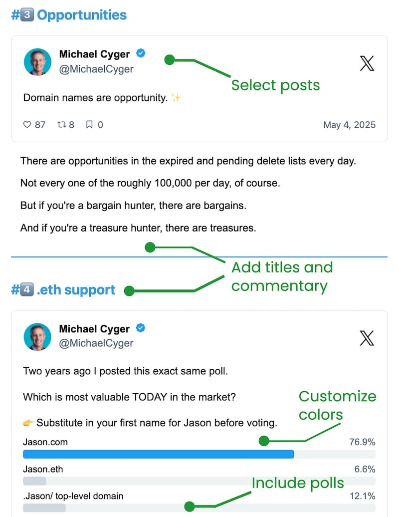 Insider.email editor interface